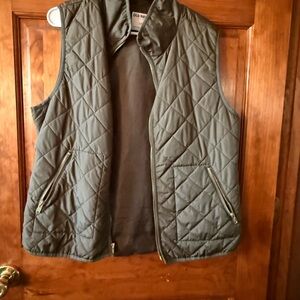 Old Navy Quilted Charcoal Vest
